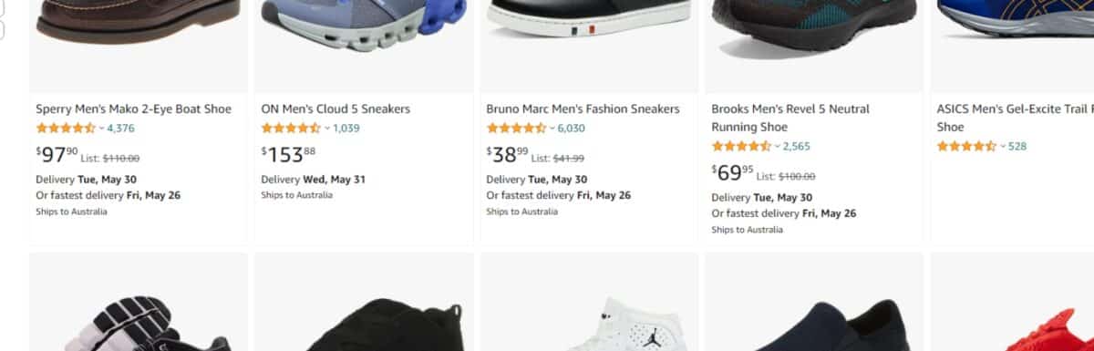 Amazon men's shoe sale